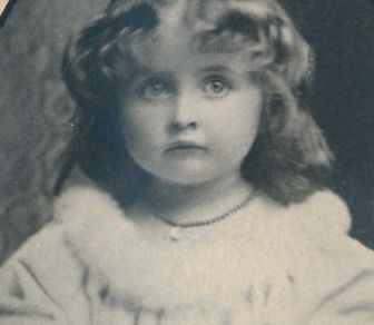 Photo of Annella Zervas as a little girl.
