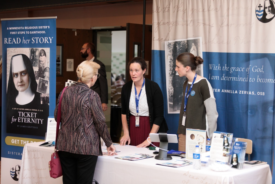 Monsignor David Baumgartner and Patrick Norton